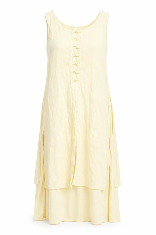 Womens Yellow   Sheath  Size S
