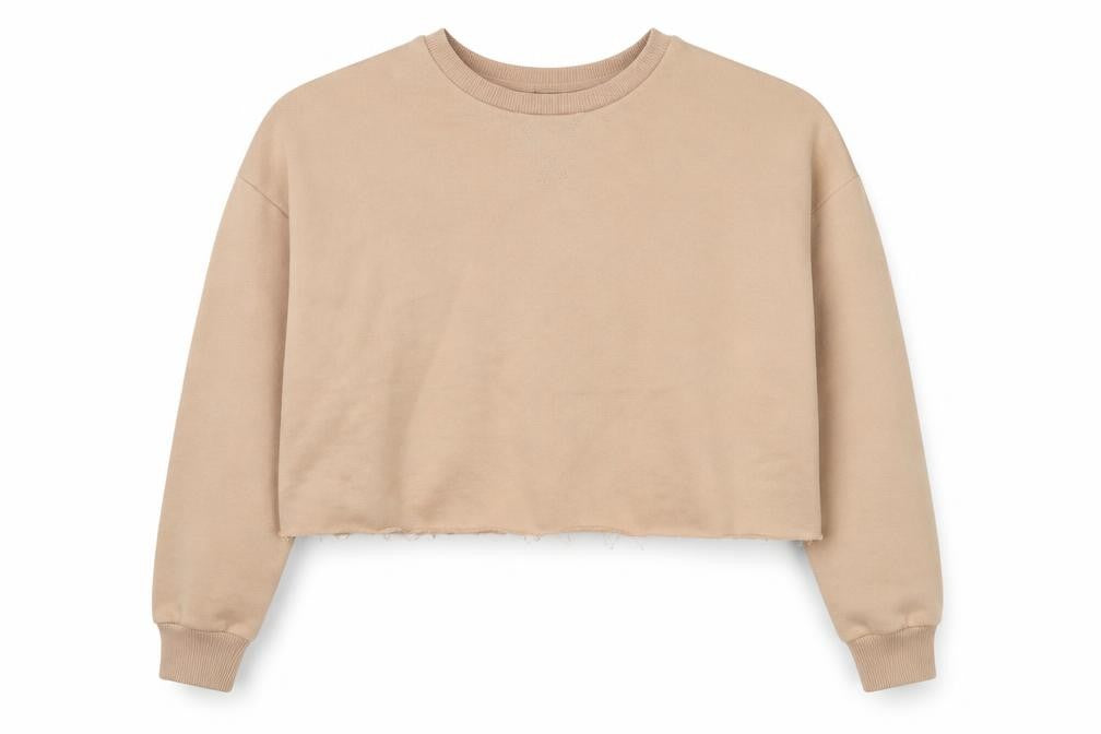 Primark Womens Beige   Pullover Sweatshirt Size S  - cropped