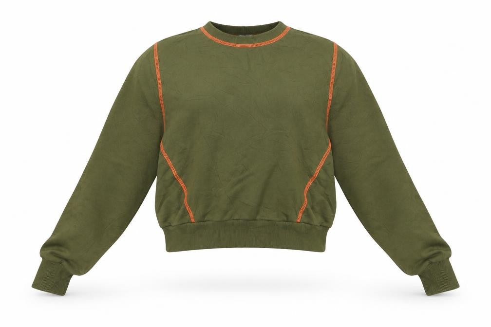 ASOS Womens Green   Pullover Sweatshirt Size 6