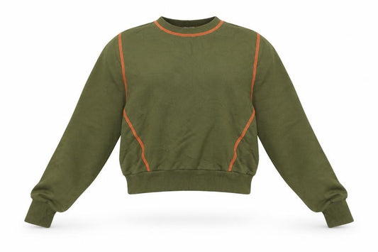 ASOS Womens Green   Pullover Sweatshirt Size 6