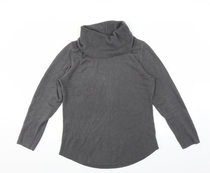 Additional front view of Bassini women’s grey jumper, size M