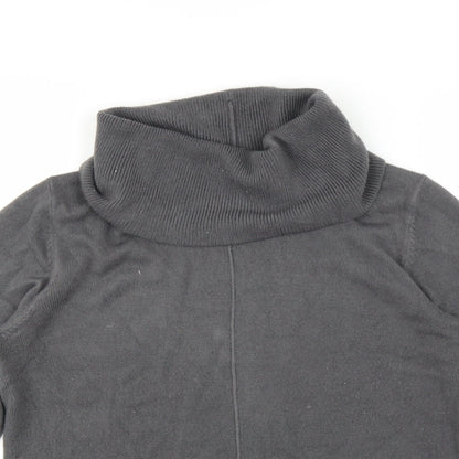 Close-up detail of Bassini women’s grey jumper, size M