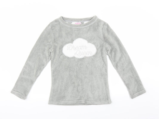 Preworn Womens Grey   Top Pyjama Top Size 8