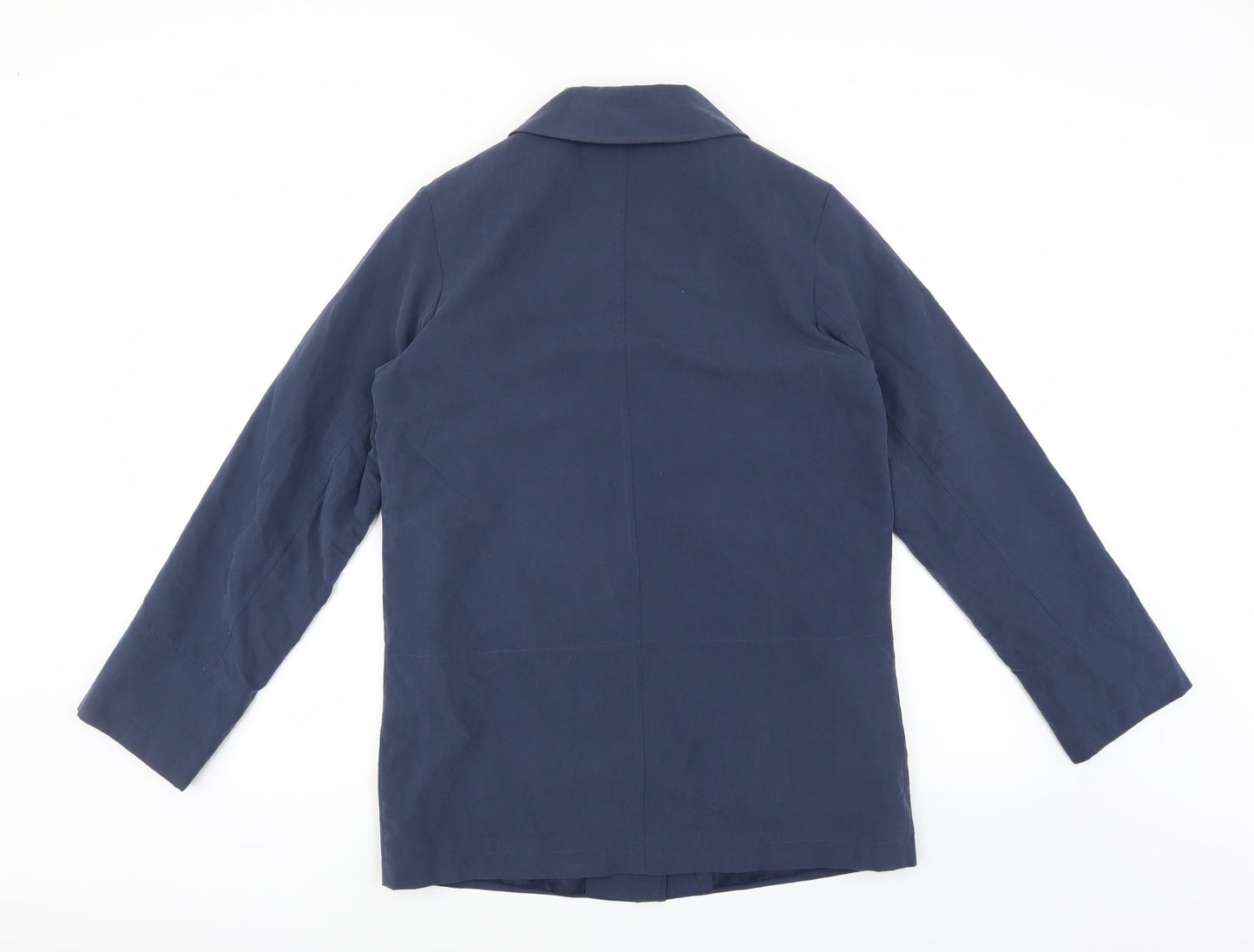 Eleganze Womens Blue   Overcoat Jacket Size 10