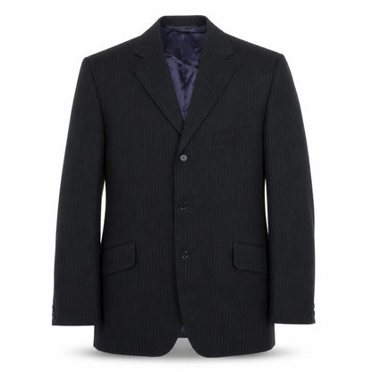 Front view of Jackson The Tailor men’s blue striped jacket suit jacket, size 40