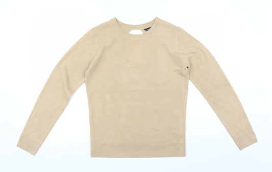 Dorothy Perkins Womens Beige   Pullover Jumper Size 8
