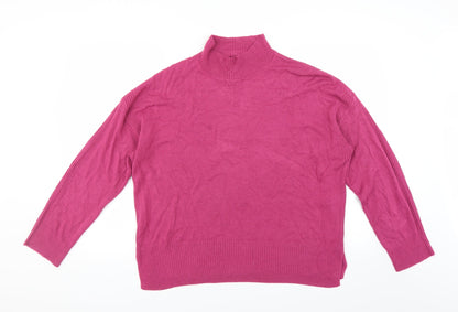 Front view of Next women’s purple jumper, size L