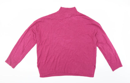 Back view of Next women’s purple jumper, size L