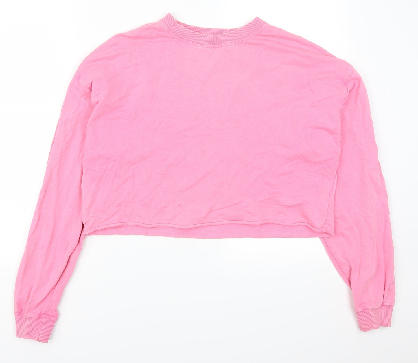 Pull & Bear Womens Pink   Pullover Sweatshirt Size S
