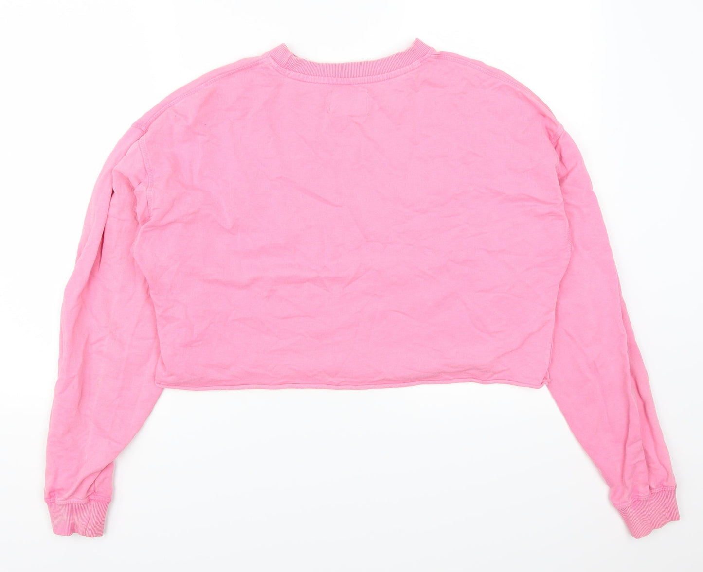 Pull & Bear Womens Pink   Pullover Sweatshirt Size S