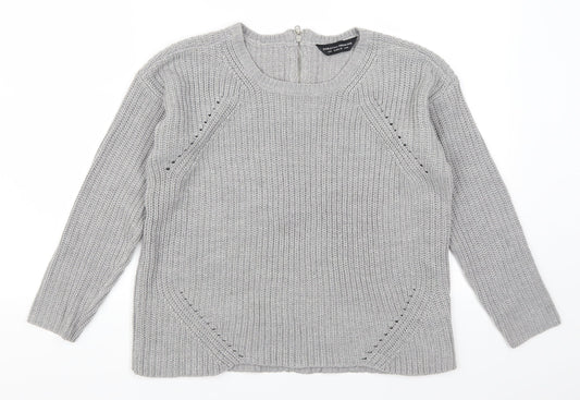 Dorothy Perkins Womens Grey   Pullover Jumper Size 10