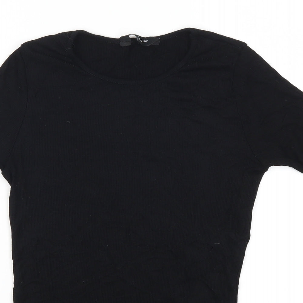 New Look Womens Black   Basic T-Shirt Size 6
