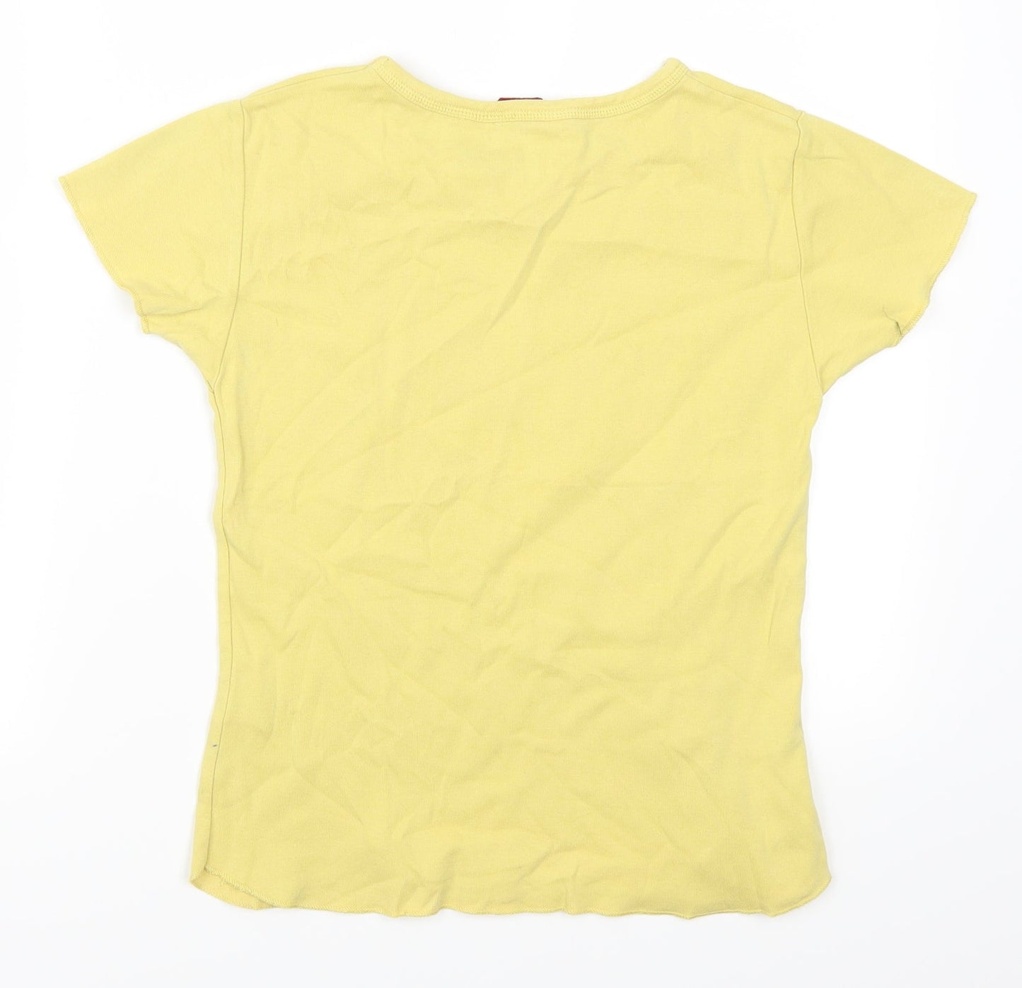 Lee Cooper Womens Yellow   Basic T-Shirt Size S  - Dragonfly Island