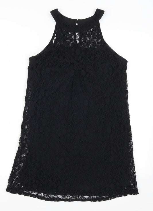Monteau Womens Black  Lace Mini  Size S
