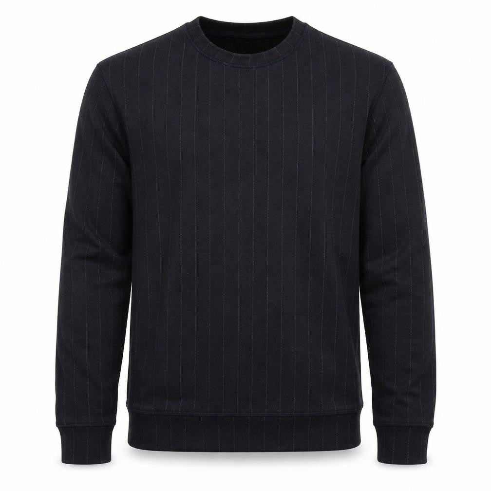 H&M Mens Blue Striped  Pullover Sweatshirt Size XS