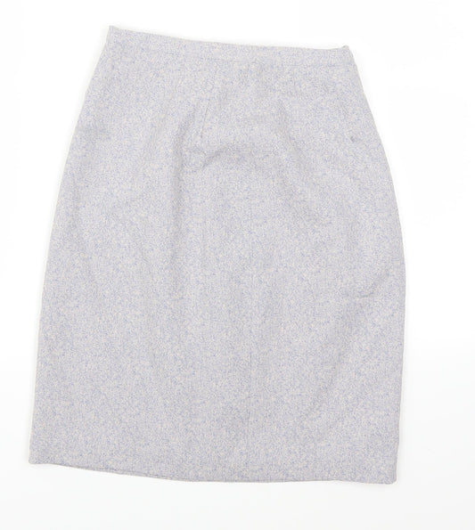 Preworn Womens Purple   Straight & Pencil Skirt Size 10