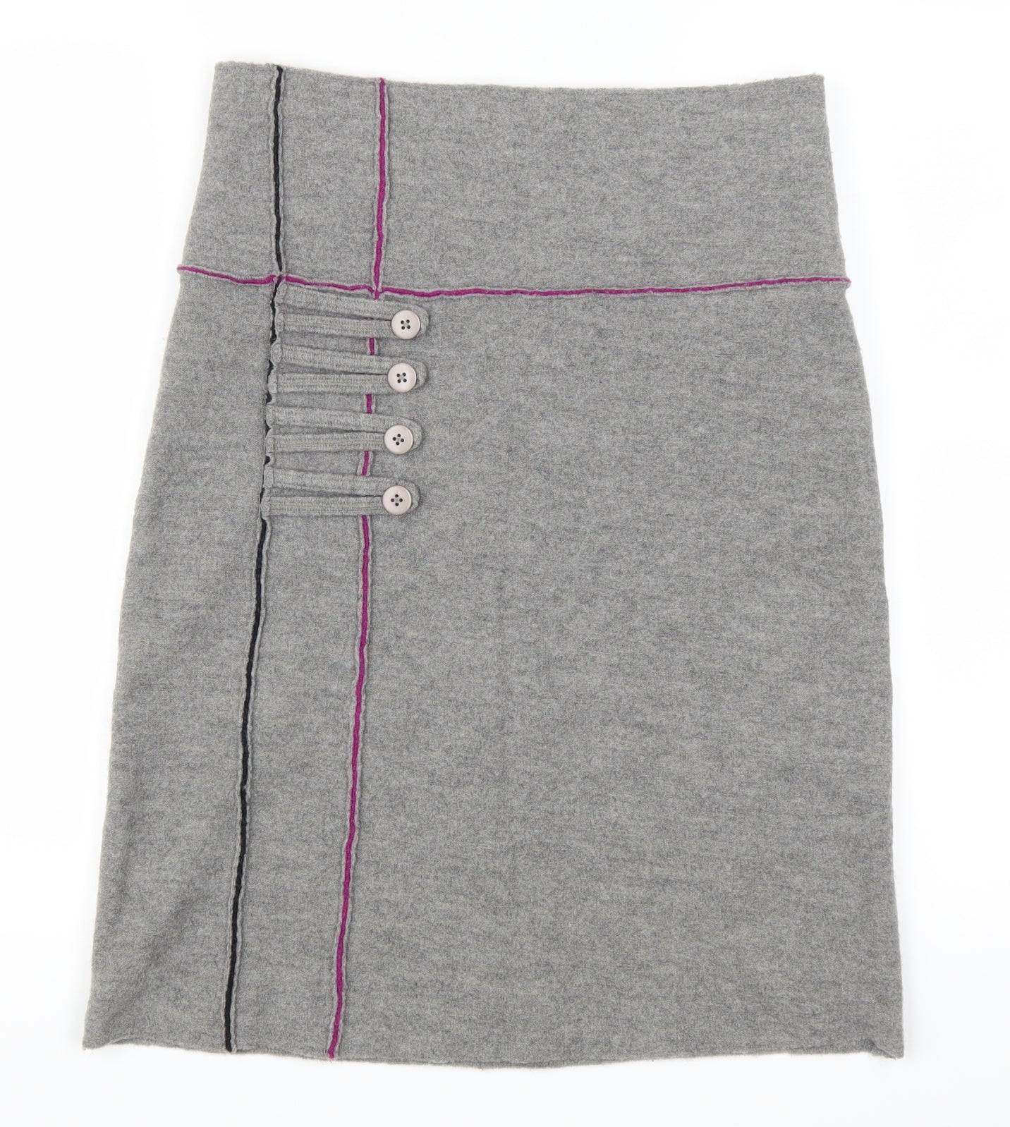 Preworn Womens Grey   Straight & Pencil Skirt Size 29 in