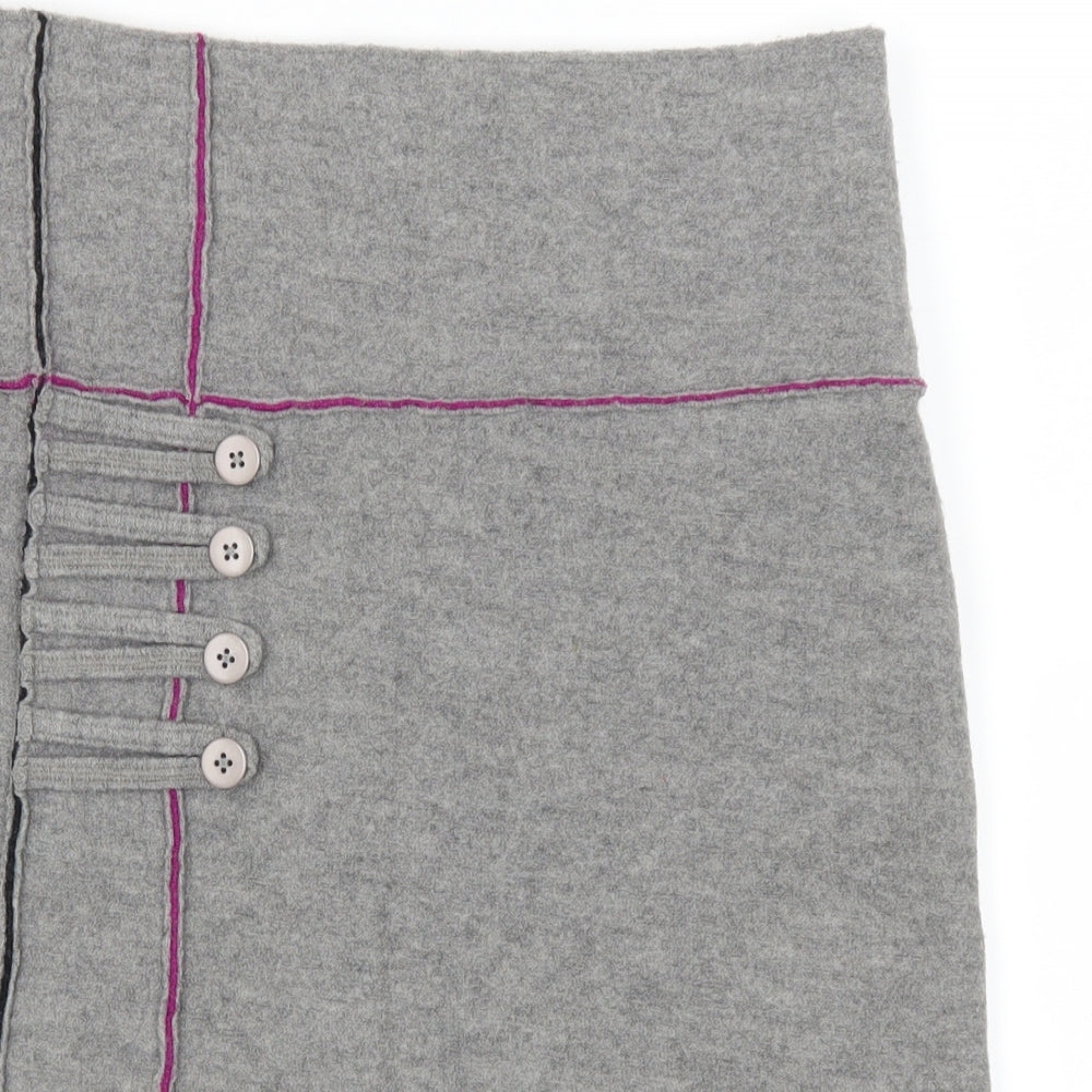 Preworn Womens Grey   Straight & Pencil Skirt Size 29 in