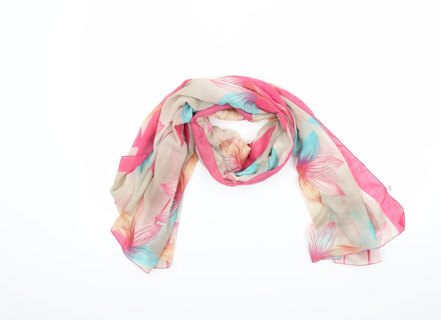 Preworn Womens Multicoloured Floral   Scarf
