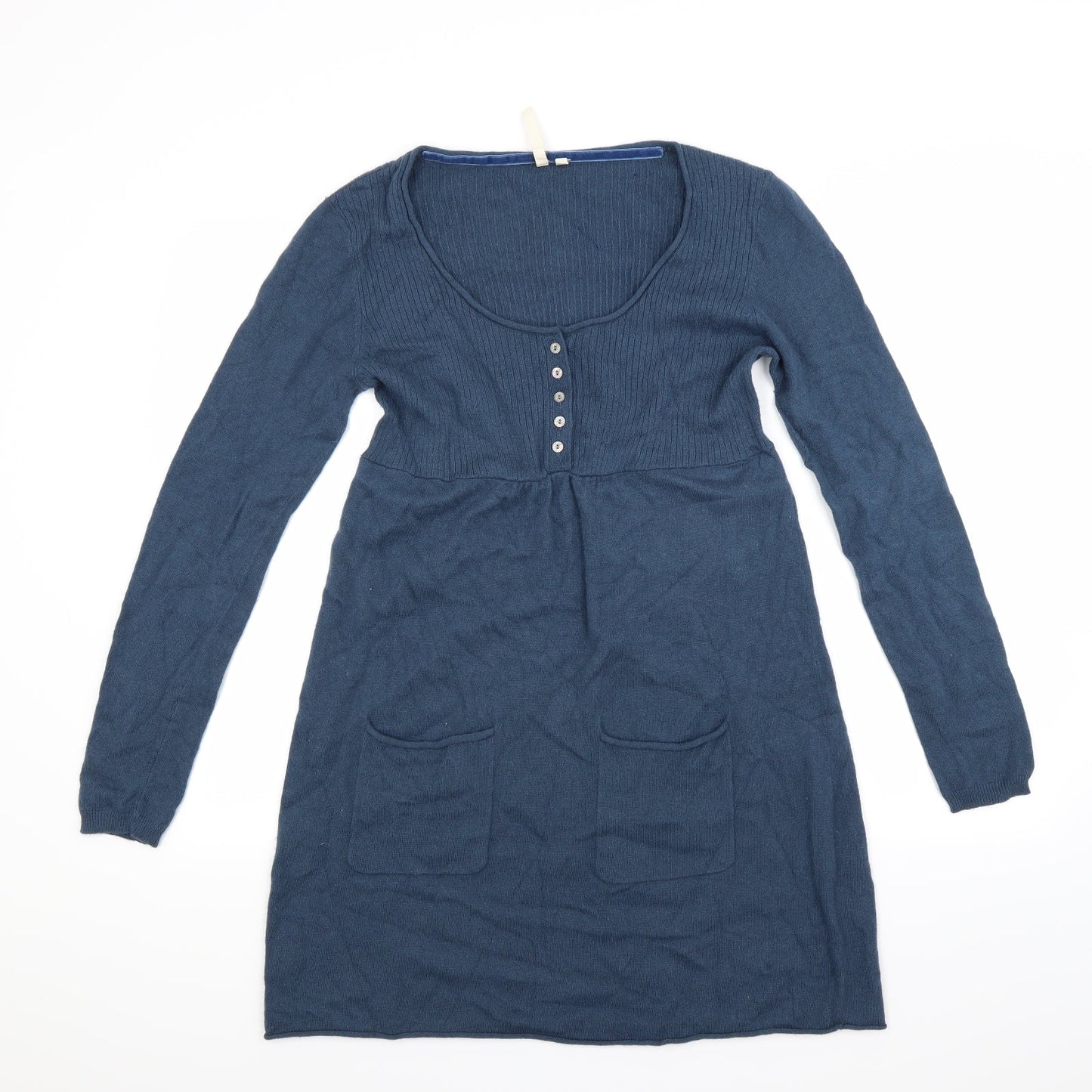 White Stuff Womens Blue   Jumper Dress  Size 14