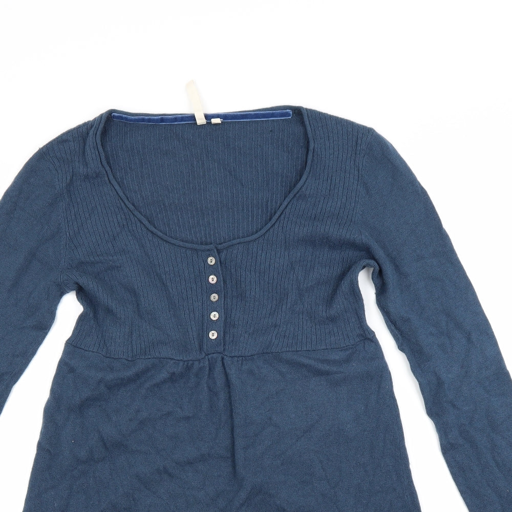 White Stuff Womens Blue   Jumper Dress  Size 14