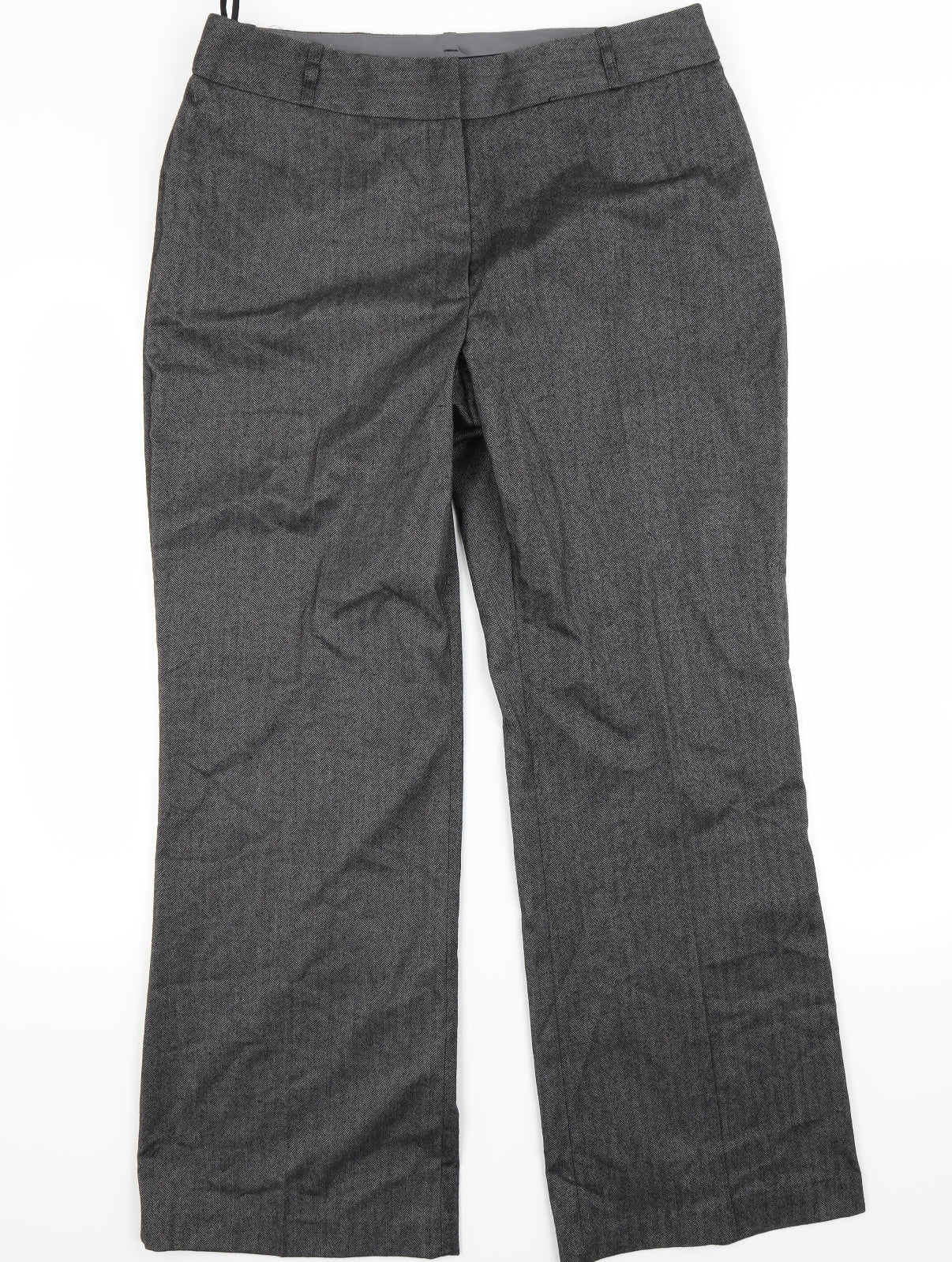 Marks and Spencer Womens Grey   Trousers  Size 16 L28 in
