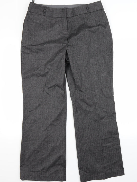 Marks and Spencer Womens Grey   Trousers  Size 16 L28 in