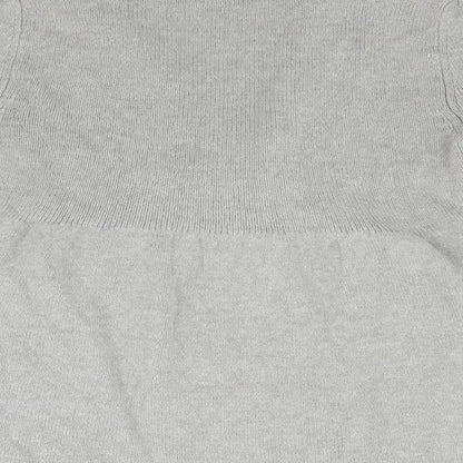 Brand and care label for To the Max women’s grey cardigan jumper, size M