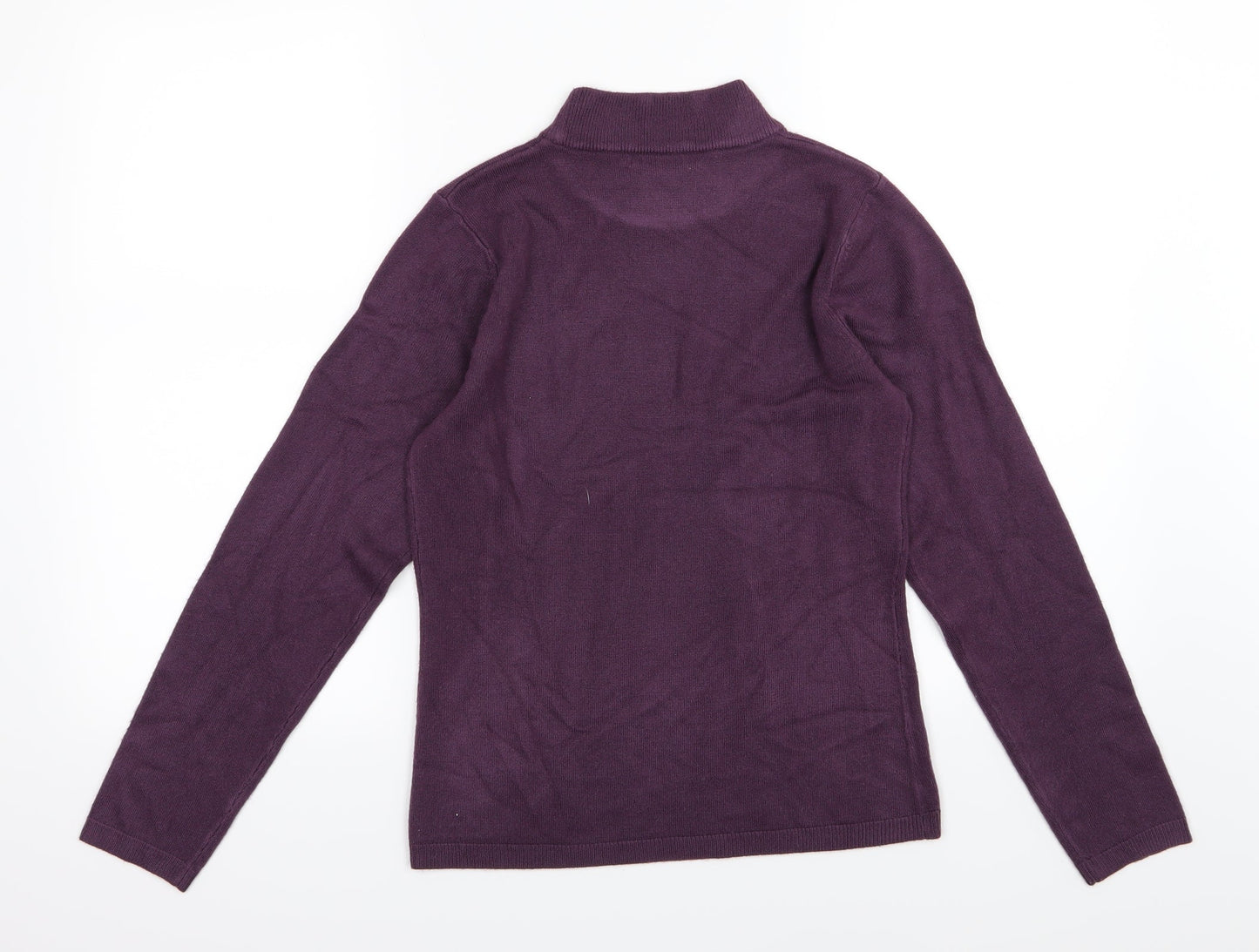 Matalan Womens Purple  Knit Pullover Jumper Size 10