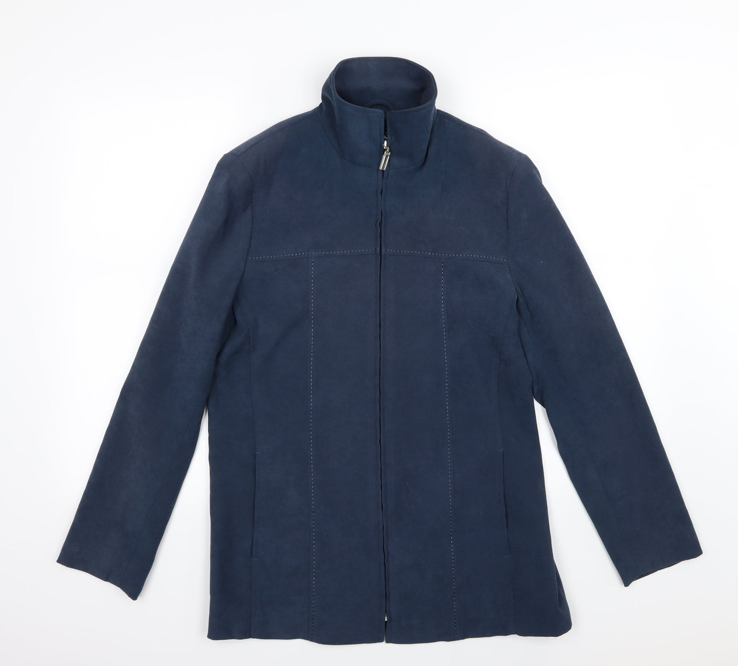 Alexara Womens Blue  Velour Jacket  Size S