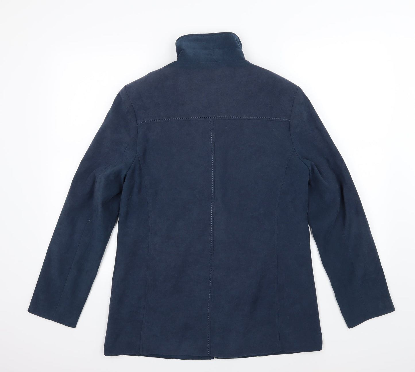 Alexara Womens Blue  Velour Jacket  Size S