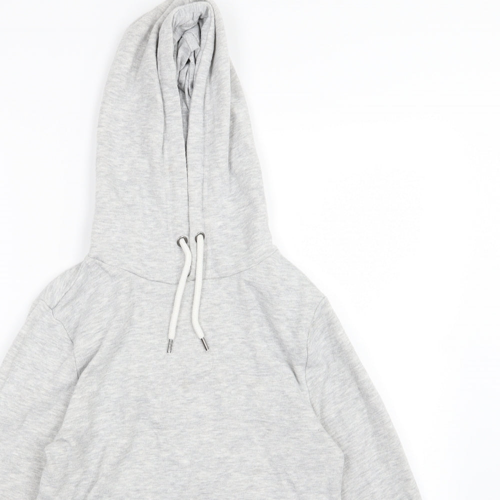 Atmosphere Womens Grey  Jersey Pullover Hoodie Size 4