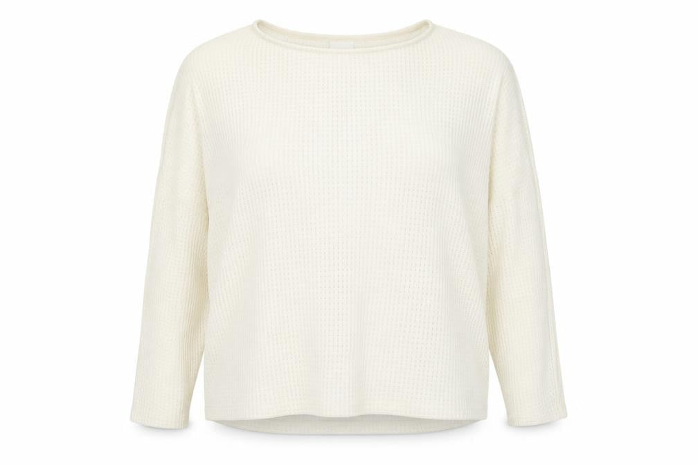 H&M Womens Ivory  Knit Pullover Jumper Size L
