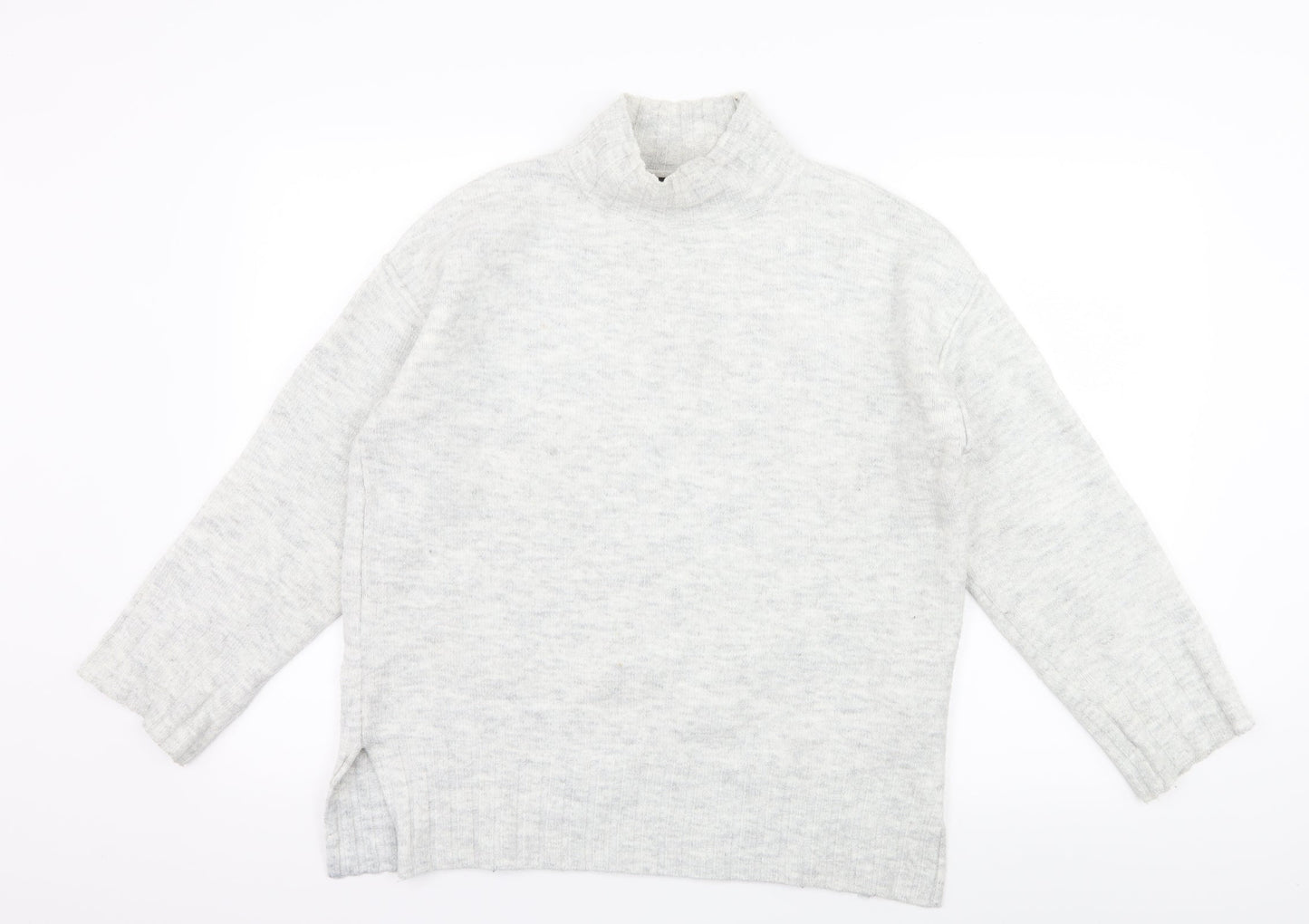 Primark Womens Grey  Knit Pullover Jumper Size 10