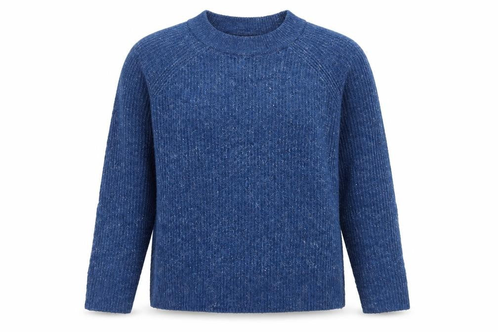 H&M Womens Blue  Knit Pullover Jumper Size M