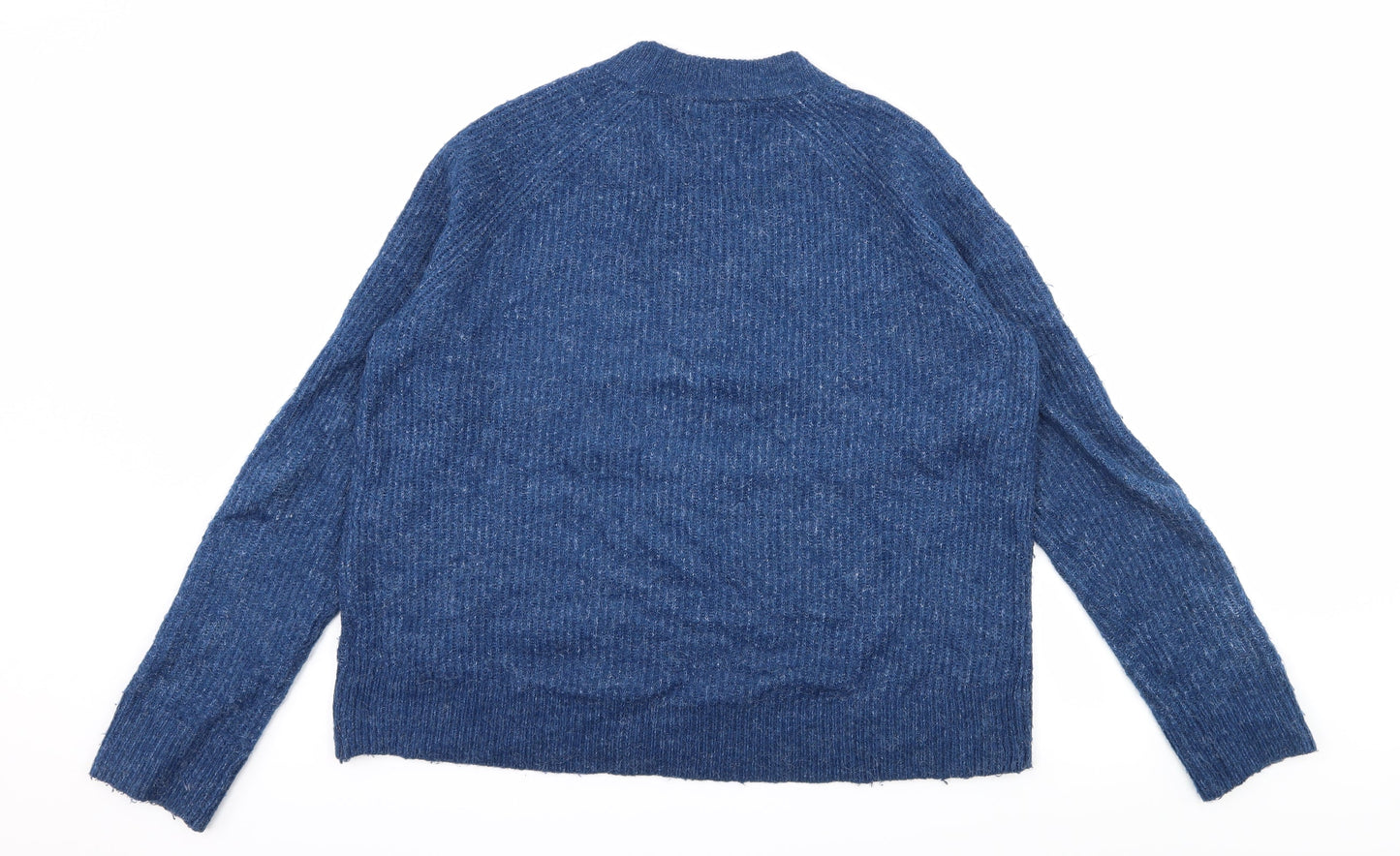 H&M Womens Blue  Knit Pullover Jumper Size M