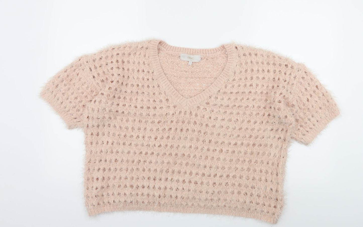 NEXT Womens Pink  Knit Pullover Jumper Size L