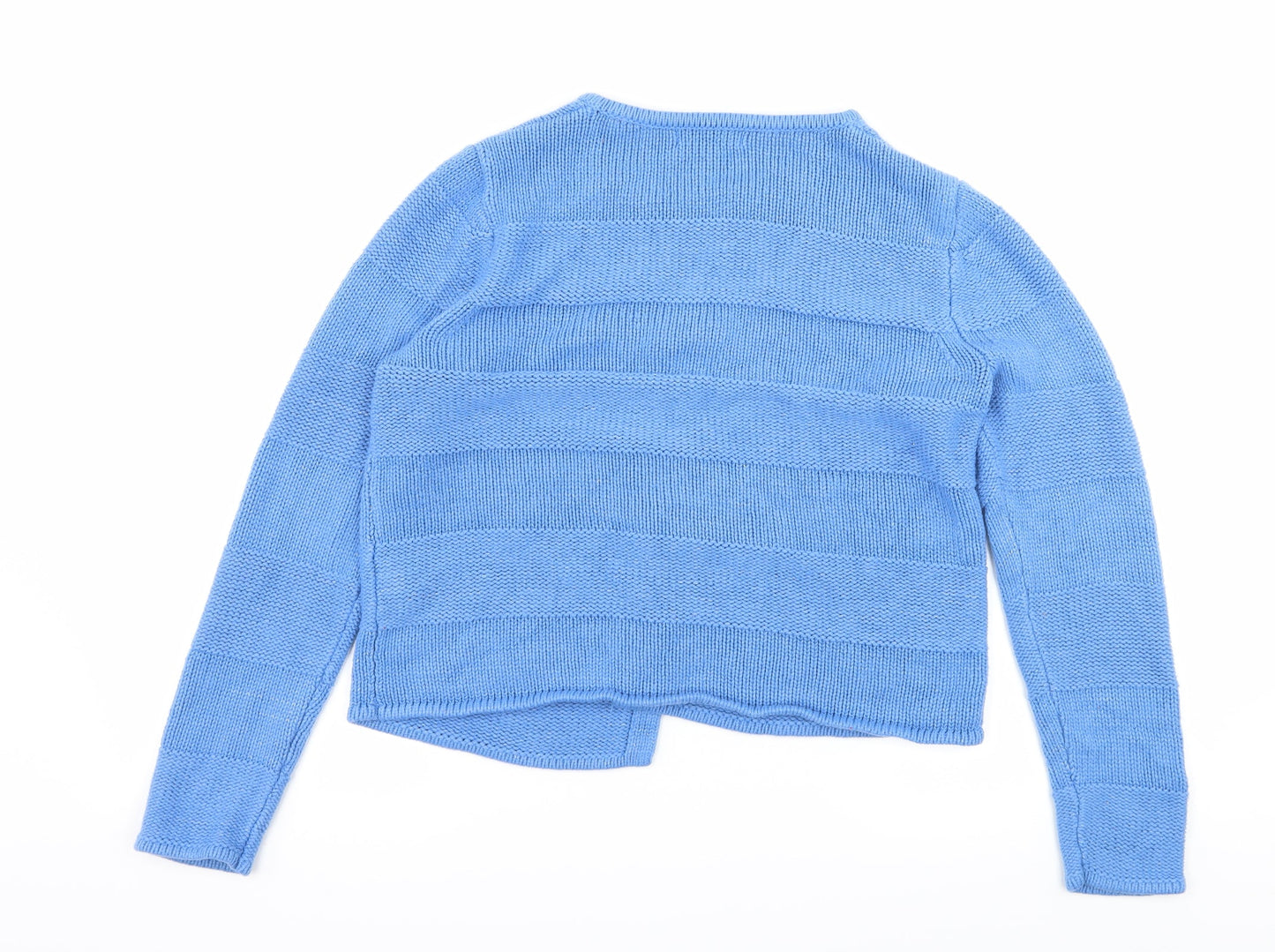 Marks and Spencer Womens Blue  Knit Cardigan Jumper Size 14
