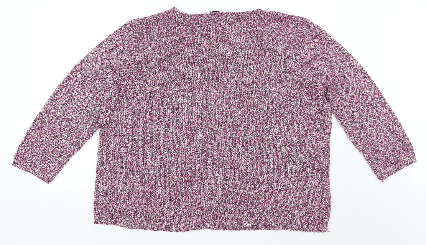 Collection L Womens Pink   Pullover Jumper Size XL
