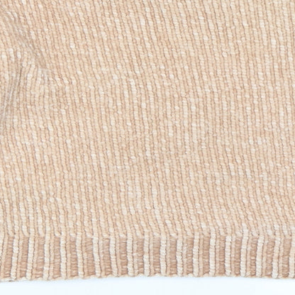 Brand and care label for New Look women’s beige jumper, size L