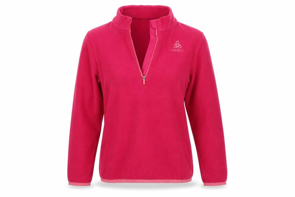 Odlo Girls Pink   Henley Sweatshirt Size S