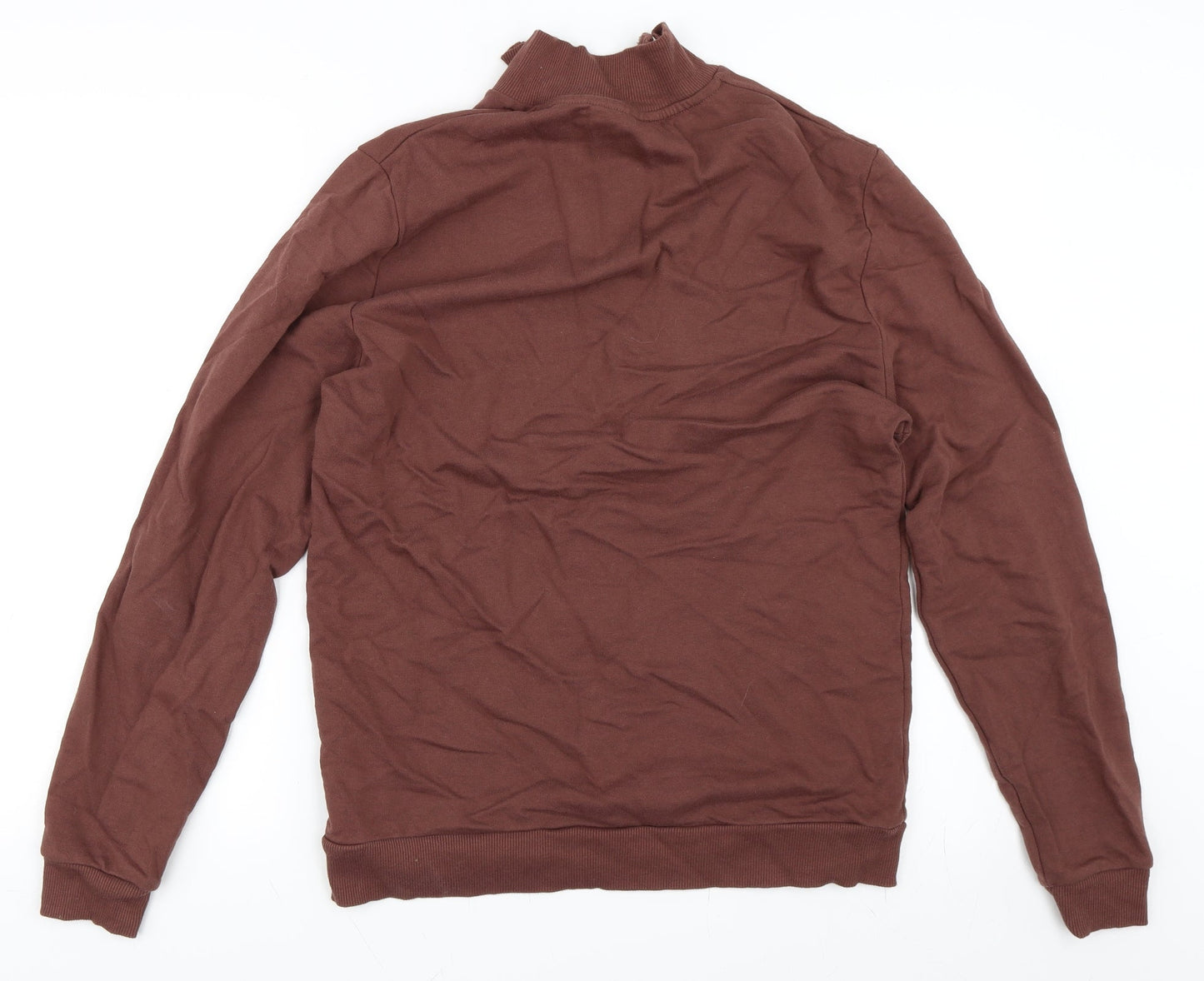 ASOS Womens Brown   Henley Sweatshirt Size S