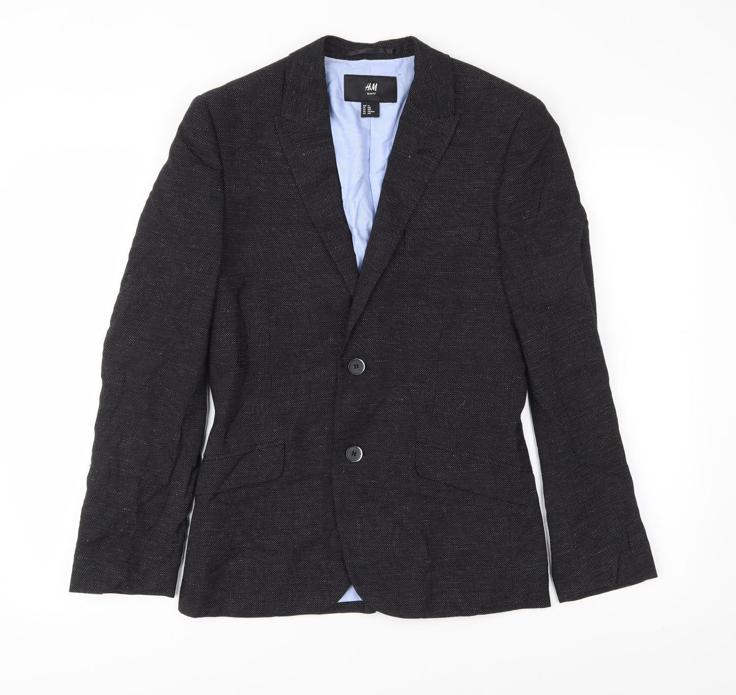 H&M Mens Blue   Jacket  Size 34