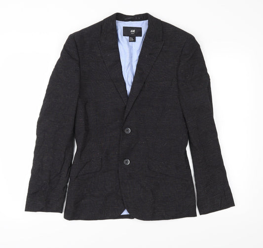 H&M Mens Blue   Jacket  Size 34