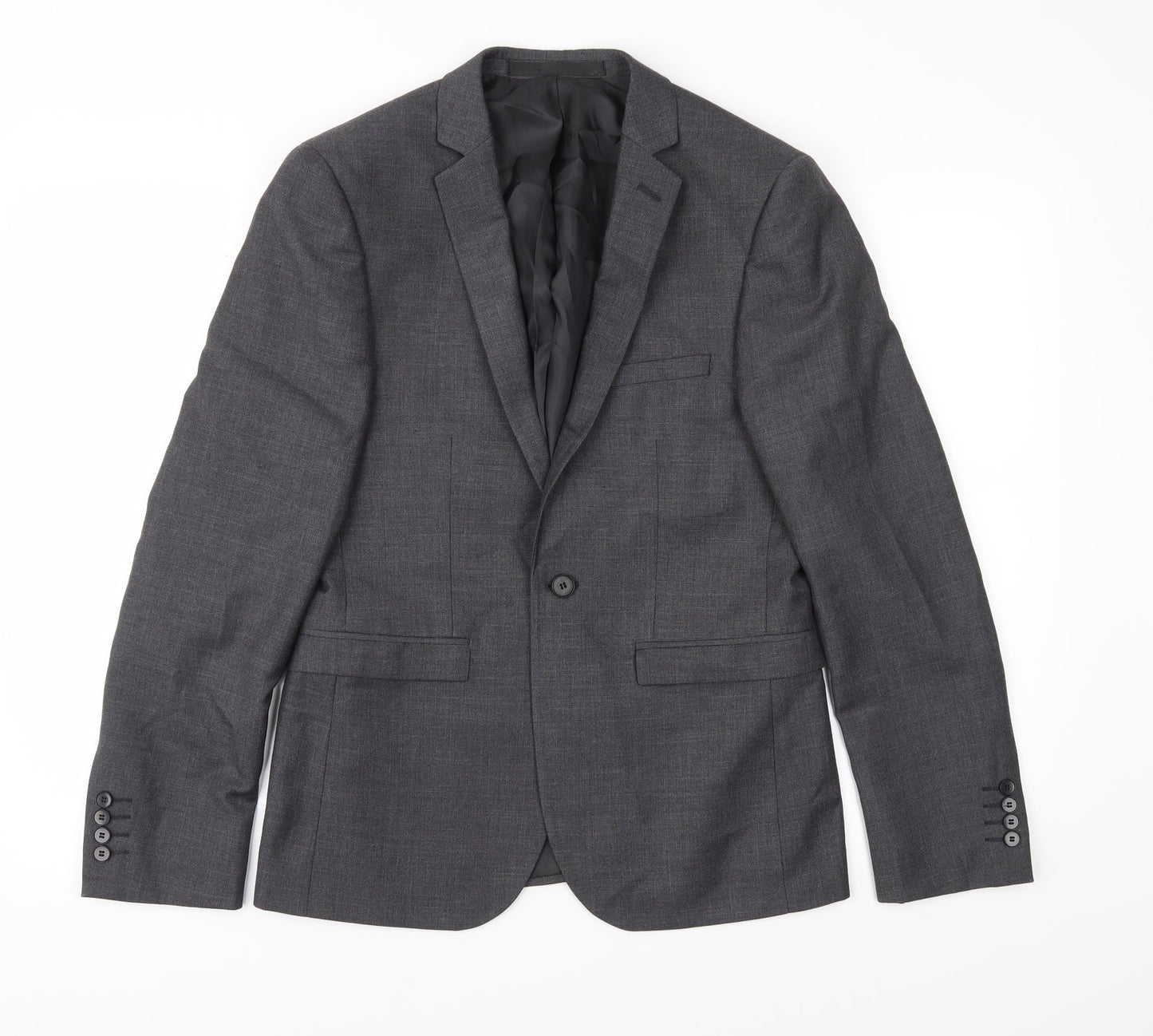 Burton Mens Grey   Jacket Suit Jacket Size 36