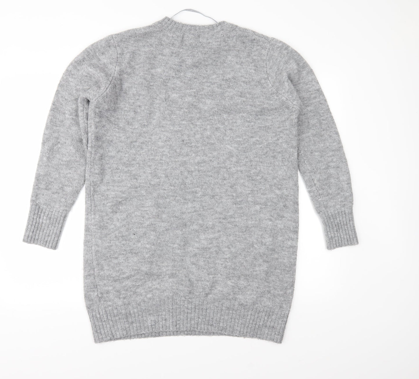 Primark Womens Grey  Knit Pullover Jumper Size S