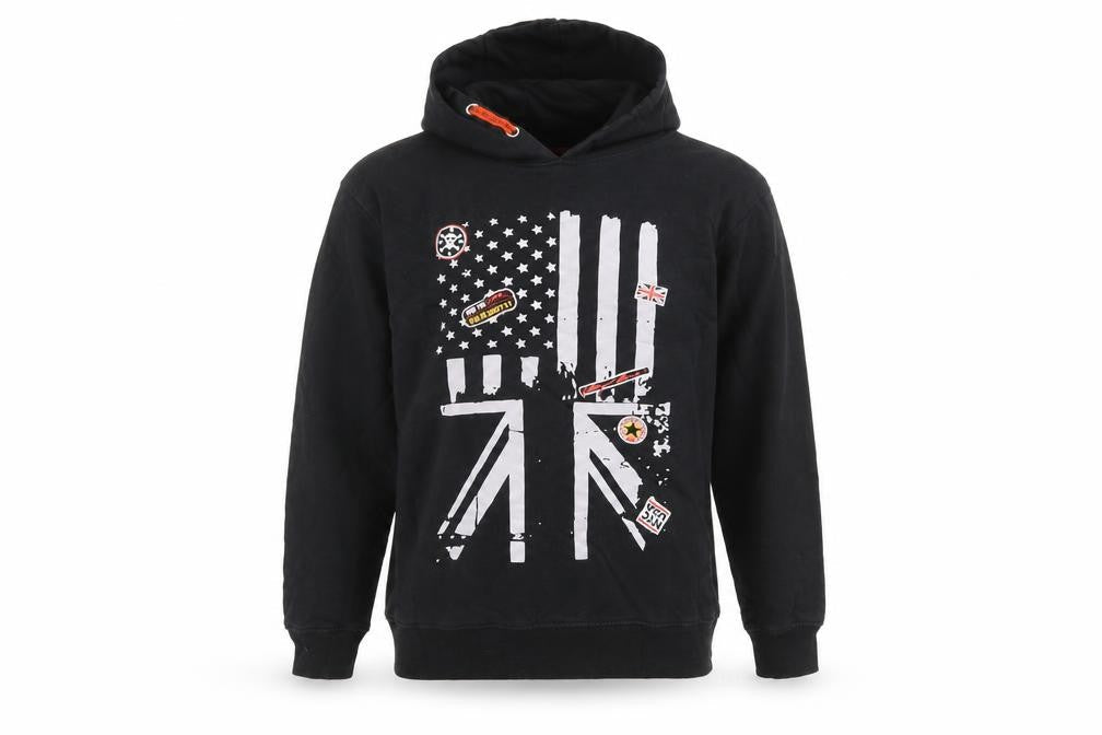 Bon Prix Boys Black  Jersey Pullover Hoodie Size 12-13 Years