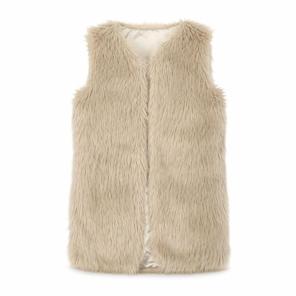Atmosphere Womens Beige   Gilet Coat Size 6