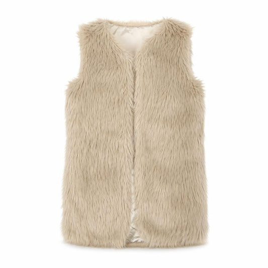 Atmosphere Womens Beige   Gilet Coat Size 6