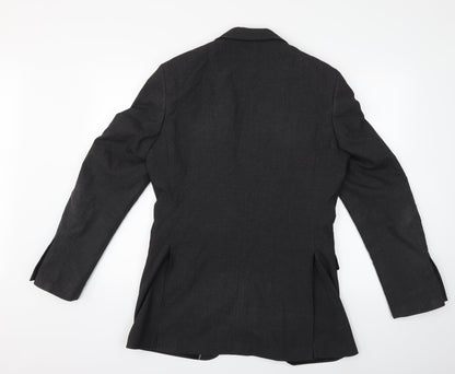 Back view of Everyone men’s grey jacket suit jacket, size 38
